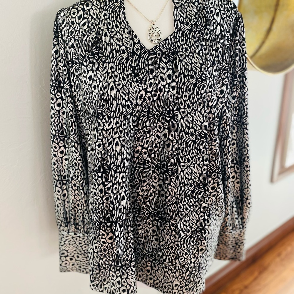 NWT!! MICHAEL KORS Shimmer Blouse